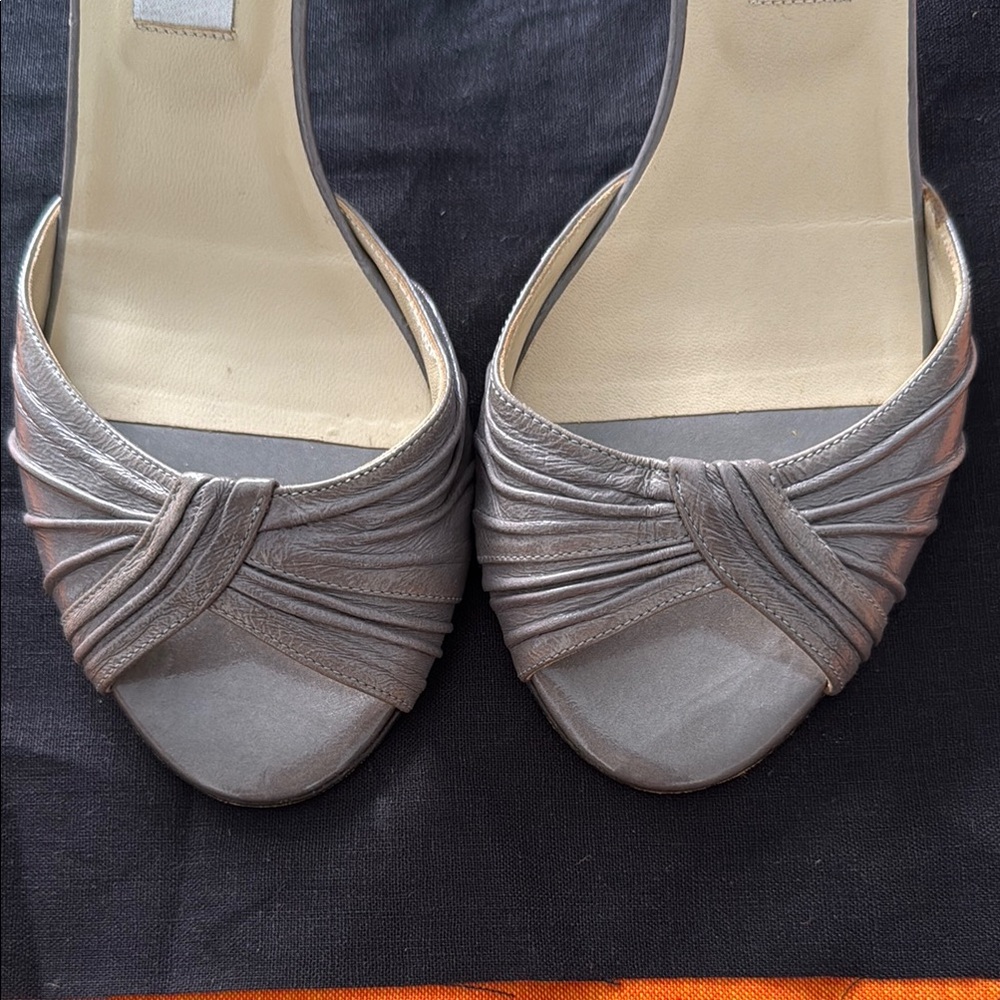 Jimmy Choo Women's Gray Heeled Sandals - Picture 7 of 7